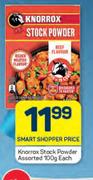 Knorrox Stock Powder Assorted-100g Each