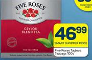 Five Roses Tagless Teabags-100's Pack