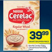 Nestle Cerelac Baby Cereal (Assorted)-250g Each