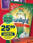 Sunlight Regular Dishwashing Liquid Refill-750ml