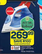Russell Hobbs Supermeglide Steam & Spray Iron RHI2010BL