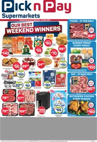 Pick n Pay Gauteng, Mpumalanga, Limpopo, Free State, North West & Northern Cape : Weekend Specials (27 February - 02 March 2025)