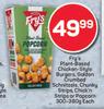 Fry's Plant Based Chicken Style Burgers,Golden Crumbed Schnitzels,Chunky Strips,-300-380g