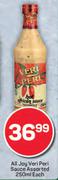 All Joy Veri Peri Sauce Assorted-250ml Each