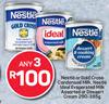Nestle Or Gold Cross Condensed Milk,Nestle Ideal Evaporated Milk Or Dessert Cream-3x290-385g