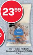 PnP Fine Or Medium Dessicated Coconut-200g Each