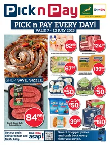 Pick n Pay Gauteng, Free State, North West, Mpumalanga, Limpopo and Northern Cape : Weekly Specials (07 July - 13 July 2025)