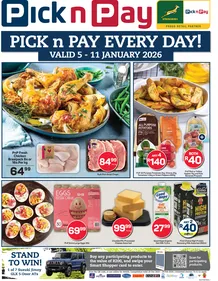 Pick n Pay Gauteng, Free State, North West, Mpumalanga, Limpopo and Northern Cape : Weekly Specials (05 January - 11 January 2026)