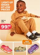 Light Up Clogs Sizes 3-1-Per Pair