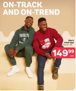 Men's Track Tops Sizes XS-XXL-Each