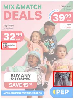 PEP Lesotho : Mix & Match Deals (27 November - 25 December 2023), page 1