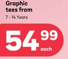 Graphic Tees (7-14 Years)-Each