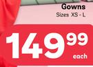 Gowns Sizes XS-L-Each