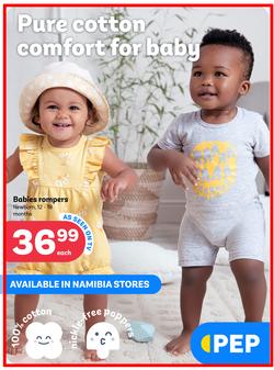 PEP Namibia : Pure Cotton Comfort For Baby (29 September - 26 October 2023), page 1
