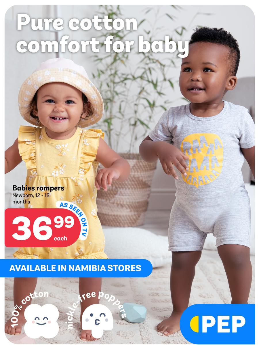 PEP Namibia : Pure Cotton Comfort For Baby (29 September - 26 October ...