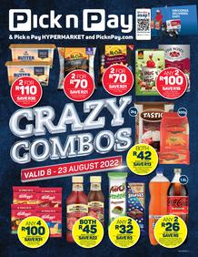 Pick n Pay : Crazy Combos (08 August - 23 August 2022)