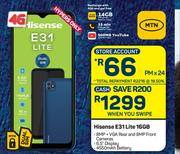 Hisense E31 Lite 16GB 4G