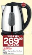 Sunbeam 1.7L Stainless Steel Cordless Kettle SSK-110A