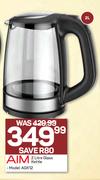 Aim 2L Glass Kettle AGK12