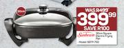 Sunbeam 30cm Square Electric Frying Pan SEFP-750
