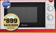 Hisense 20L White Manual Microwave Oven H20MOWS10