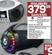 Volkano Mamba Lights 2.0 Series Bluetooth Speaker VK-3204-BK