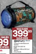 Amplify Thump Portable Bluetooth Speaker AM-3307-IN