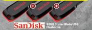 Sandisk 32GB Cruzer Blade USB Flash Drive-For 2