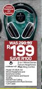 Volkano 2 In 1 Wired Series Falcon Headphones Plus Alloy Combo VK-BUN-02