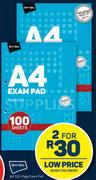 Pick & Pay A4 100 Page Exam pad-For 2