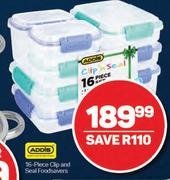 Addis 16 Piece Clip & Seal Foodsavers