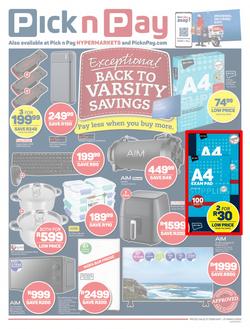 Pick n Pay : Back To Varsity (21 February - 21 March 2023), page 1