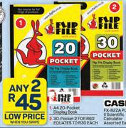 Flip File A4 20 Packet Display Book-For 2