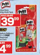 Pritt Glue Stick 43g + Multi Tack