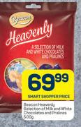 Beacon Heavenly Selection Of Milk & White Chocolates & Pralines-500g
