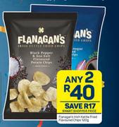 Flanagan's Irish Kettle Fried Flavoured Chips-For Any 2 x 120g