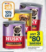 Husky Wet Dog Food Assorted-Any 3 x 775g