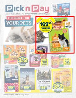Pick n Pay : The Best For Your Pets (19 June - 09 July 2023), page 1