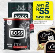 Boss Dog Food Tin Assorted-Any 2 x 775g
