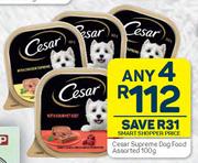 Cesar Supreme Dog Food Assorted-Any 4 x 100g