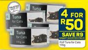 PnP Tuna For Cats-For 4 x 170g