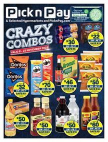 Pick n Pay : Crazy Combo Specials (08 November - 23 November 2023)