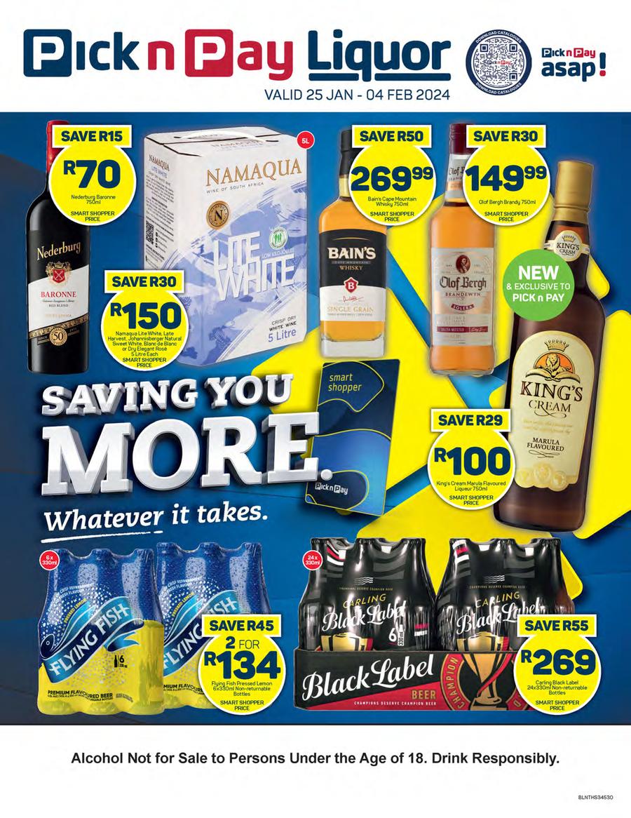 Pick N Pay Liquor Prices, February 2024, Updated