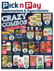 Pick n Pay : Crazy Combo Specials (22 August - 08 September 2024)