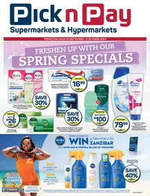 Pick n Pay : Spring Specials (25 September - 06 October 2024)