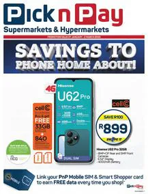 Pick n Pay : Cellular Specials (27 January - 02 March 2025)