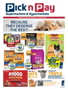 Pick n Pay : Pet Specials (24 February - 09 March 2025)