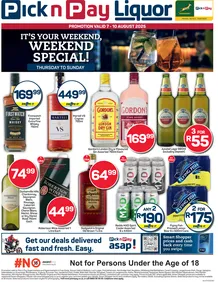 Pick n Pay : It's Your Weekend Specials (07 August - 10 August 2025)