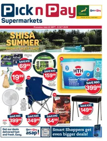Pick n Pay : Garden & Outdoor Specials (22 September - 06 October 2025)