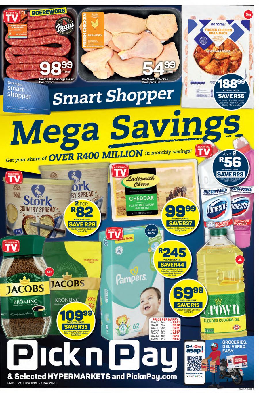 Pick n Pay Western Cape Mega Savings (24 April 07 May 2023) — m